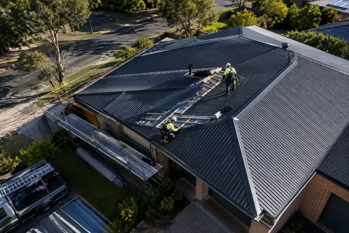 New Colorbond roof on a Golden Grove SA home